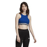 ADIDAS CROPPED TOP BRA WOMEN ED7427 COLLEGIATE ROYAL - Shoelosophy