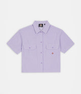 DICKIES WOMENS HICKORY PR SHIRT SHORT SLEEVED SHIRT - Shoelosophy