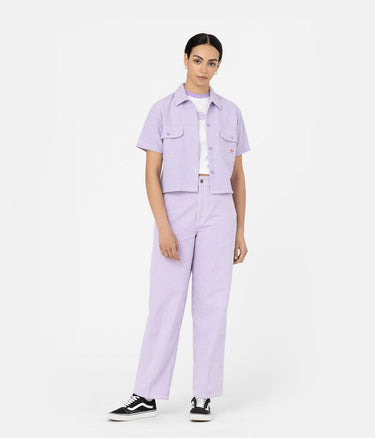 DICKIES WOMENS HICKORY PR SHIRT SHORT SLEEVED SHIRT - Shoelosophy