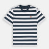 DICKIES RIVERGROVE T-SHIRT RAYURES AIR FORCE BLEU - Shoelosophy
