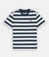 DICKIES RIVERGROVE T-SHIRT RAYURES AIR FORCE BLEU - Shoelosophy