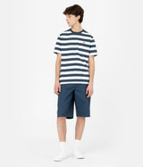 DICKIES RIVERGROVE T-SHIRT RAYURES AIR FORCE BLEU - Shoelosophy