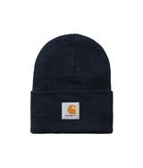 CARHARTT WIP ACRYLIC WATCH HAT I020175 DARK NAVY HEATHER - Shoelosophy
