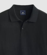 LEVI'S BLUE TAB CROPPED POLO 004TK-0001 JET BLACK - Shoelosophy