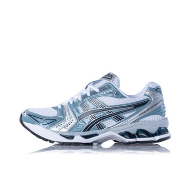 ASICS GEL KAYANO 14 1203A537-106 WEISS FJORDGRAU - Shoelosophy