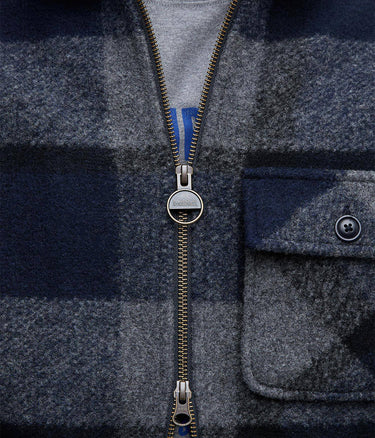 BARBOUR INTERNATIONAL HAILWOOD 플리스 오버셔츠 MFL0223 NY91 LOWLANDS 플리스 네이비 - Shoelosophy