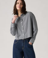 LEVI'S DAMEN CROPPED HARLIE HEMD 003P2-0000 MICRO GINGHAM DAMENHEMD - Shoelosophy
