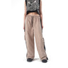 THE RAGGED PRIEST RUSH PANTS BEIGE BLACK - Shoelosophy
