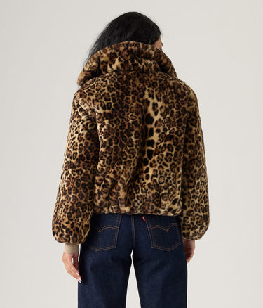 LEVI'S ELLE SHERPA LEOPARD JACKET 0050B-0000 MURIEL FAUX - Shoelosophy