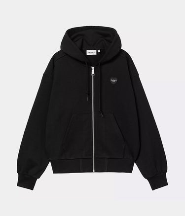 CARHARTT WIP DAMEN HOODED HEART II HARTT JACKET I035242 SCHWARZ - Shoelosophy