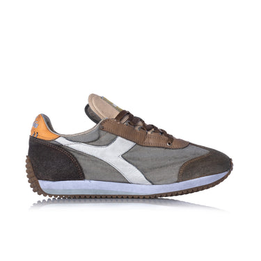 DIADORA HERITAGE EQUIPE DIRTY STONE WASHED EVO BEIGE LEDER - Shoelosophy