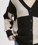 ICHI IHALLURA CARDIGAN METEORIT CHECK - Shoelosophy