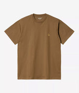 CARHARTT WIP CHASE T-SHIRT I026391 HAMILTON BRAUN - Shoelosophy