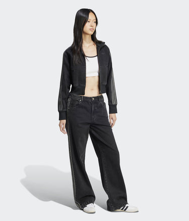 ADIDAS ORIGINALS DENIM 3 STRIPES PANT JD3109 TRUE BLACK - Shoelosophy