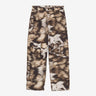 CARHARTT WIP 여성 BRANDON 싱글 니 팬츠 I034880 WILD DOG 프린트 스톤 워시드 - Shoelosophy