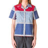 STUSSY GLENN PAISLEY CAMP SHIRT 211118 BLUE CAMICIA DONNA - Shoelosophy