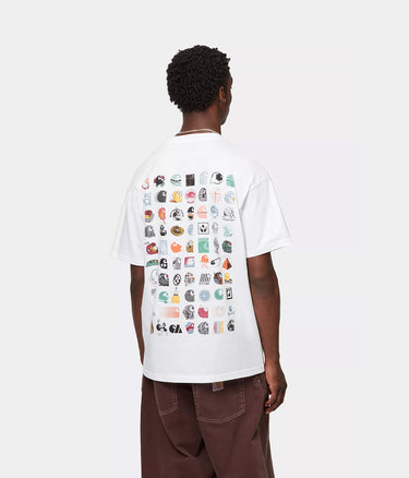 CARHARTT WIP C LOGO ARCHIVE T-SHIRT I035439 WHITE - Shoelosophy