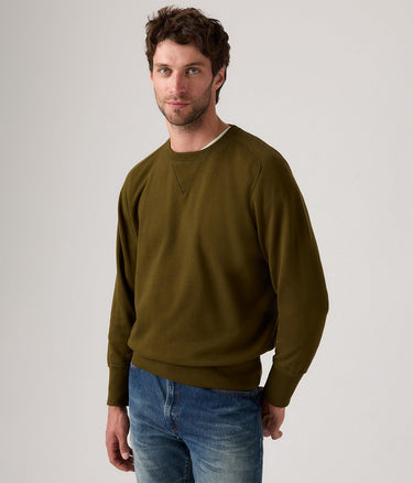 LEVI'S VINTAGE CLOTHING BAY MEADOWS SWEATSHIRT 21931-0051 BEECH GREEN - Shoelosophy