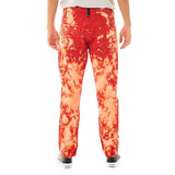 AMISH DAVID BULL RED SPLASH HOSE, HERGESTELLT IN ITALIEN HERRENJEANS TIE DYE - Shoelosophy