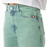 AMISH LINDA OVERDYE MENTA JEANS MADE IN ITALY - Shoelosophy