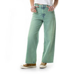 AMISH LINDA OVERDYE MENTA JEANS MADE IN ITALY - Shoelosophy