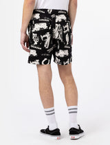 DICKIES 100th ANNIVERSARY AOP SHORT BLACK - Shoelosophy