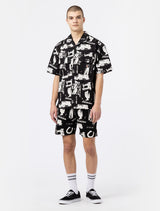 DICKIES 100th ANNIVERSARY AOP SHORT BLACK - Shoelosophy