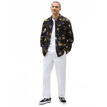 DICKIES BETTLES AOP SHIRT BLACK - Shoelosophy
