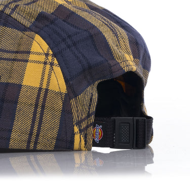 DICKIES HORNBECK CHECK 6 PANEL HAT AIR FORCE BLUE - Shoelosophy