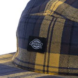 DICKIES HORNBECK CHECK 6 PANEL HAT AIR FORCE BLUE - Shoelosophy