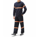 DICKIES WEST FERRIDAY LS T-SHIRT NAVY - Shoelosophy