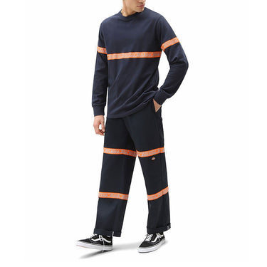DICKIES WEST FERRIDAY LS T-SHIRT NAVY - Shoelosophy