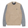 CARHARTT WIP TRIPLE PULL I029514 DUSTY MARRON GRIS NOIR - Shoelosophy