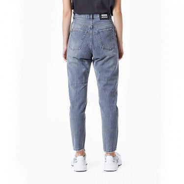 DR DENIM NORA 2020103 176 MOM JEANS 여성 워시드 그레이 찢어진 - Shoelosophy