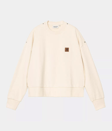 CARHARTT WIP WOMENS ELDON SWEATSHIRT I034373 NATURAL - Shoelosophy