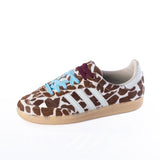 ADIDAS WOMENS SAMBA OG KI6669 GIRAFFE PRINT CRYSTAL LINEN - Shoelosophy