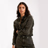 DR DENIM TILLY WORKER JACKET 2211102 WASHED THYME - Shoelosophy