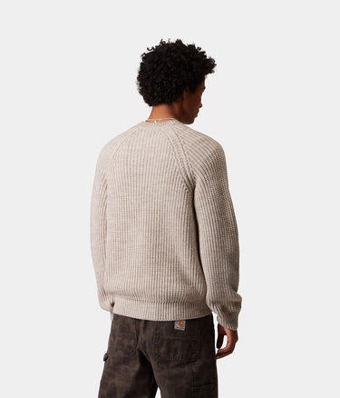 CARHARTT WIP FIRTH SWEATER I035388 FLEUR DE SEL - Shoelosophy