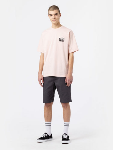 DICKIES 100TH ANNIVERSARY LOGO TEE PEACH - Shoelosophy