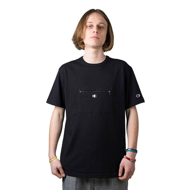 CHAMPION REVERSE WEAVE x BEAMS CREWNECK T-SHIRT 211877 KK001 BLACK - Shoelosophy