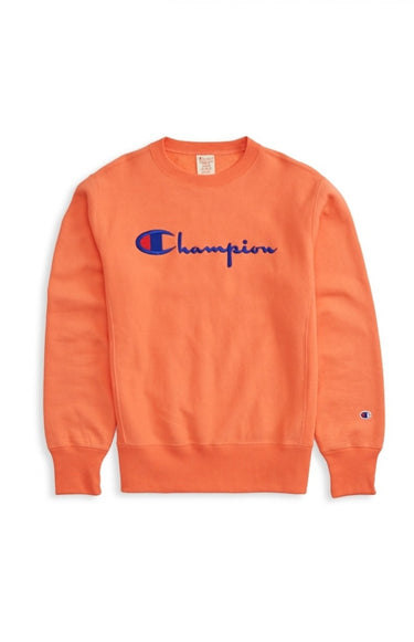 CHAMPION REVERSE WEAVE CREWNECK 212576 RS034 PEACH - Shoelosophy