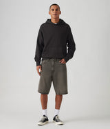 LEVI'S 478 BAGGY SHORTS 001JM-0000 BLACK STONE WASHED JORTS MAN - Shoelosophy