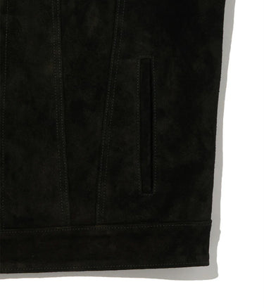 LEVI'S HIGHLAND SWEET SUEDE TRUCKER JACKET A5828-0001 BLACK - Shoelosophy
