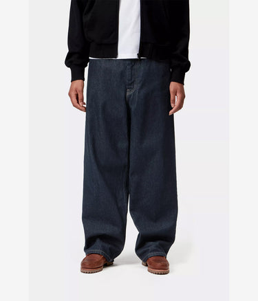 CARHARTT WIP WOMENS BRANDON PANT I035892 BLUE RINSED - Shoelosophy