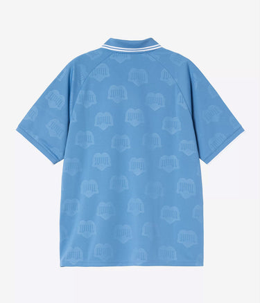 CARHARTT WIP TERRACE FOOTBALL T-SHIRT I037567 HEART TRAIN JACQUARD CURACAO - Shoelosophy