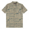 DICKIES PILLAGER SHIRT KHAKI ALLOVER PRINT CAMICIA UOMO - Shoelosophy