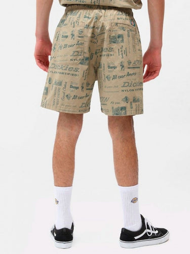 DICKIES PILLAGER SHORT KHAKI ALLOVER PRINT HERREN BERMUDA - Shoelosophy