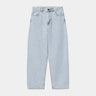 CARHARTT WIP WOMENS BRANDON PANT I035892 HEAVY STONE BLEACHED - Shoelosophy