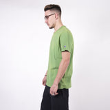 CHAMPION REVERSE WEAVE T-SHIRT DYED 210251 3254 MID GREEN - Shoelosophy