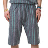 CHAMPION REVERSE WEAVE STRAIGHT HEM SHORT 211896 BL512 GRAY ALLOVER PRINT - Shoelosophy